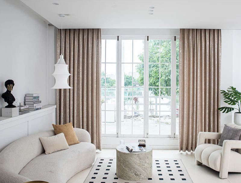 Țesătură jacquard periată